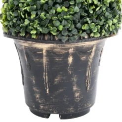 VIDAXL Plante De Buis Artificiel En Spirale Avec Pot Vert 59 Cm 8 VIDAXL Plante De Buis Artificiel En Spirale Avec Pot Vert 59 Cm -Jardalis Soldes Magasin 07f6a482914170ac
