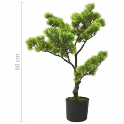 VIDAXL Bonsaï De Pin Artificiel Avec Pot 60 Cm Vert -Jardalis Soldes Magasin 3cd8149ccf427cd7