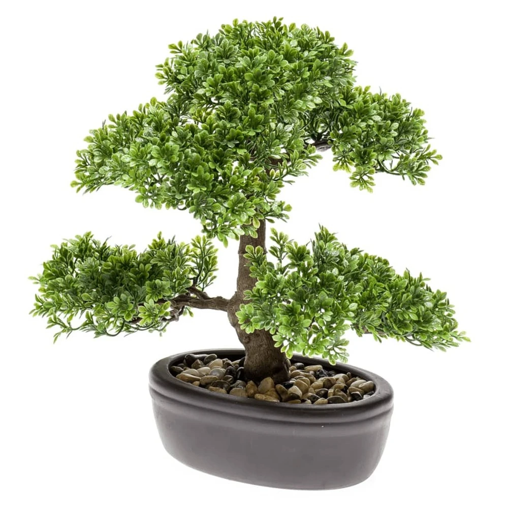 Emerald Mini Bonsaï Ficus Artificiel Vert 32 Cm 420002 1 Emerald Mini Bonsaï Ficus Artificiel Vert 32 Cm 420002
