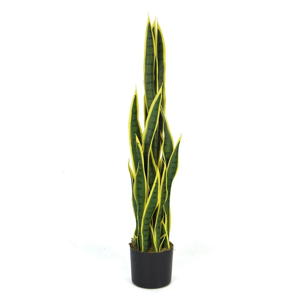 Plante Artificielle - Sanseviera Jaune 89cm 1 Plante Artificielle - Sanseviera Jaune 89cm