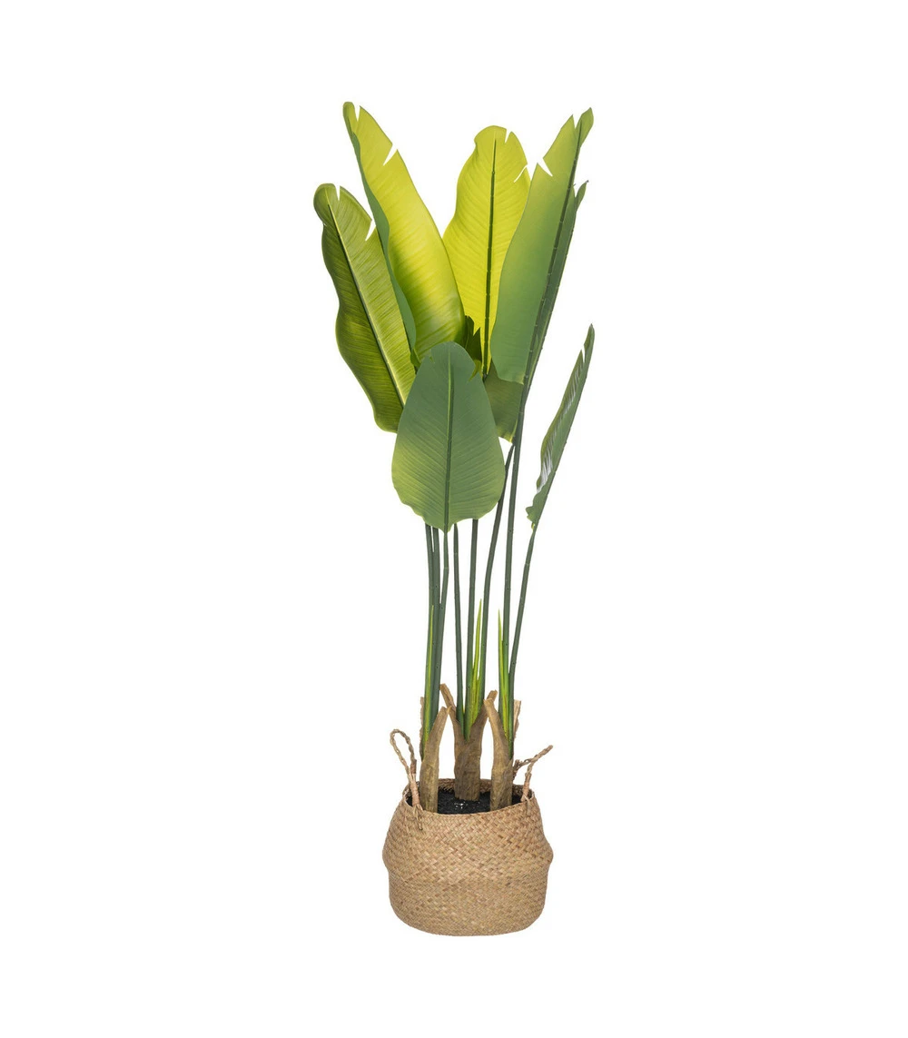 ATMOSPHERA Plante Artificielle Strelitzia En Pot H 120 Cm 1 ATMOSPHERA Plante Artificielle Strelitzia En Pot H 120 Cm