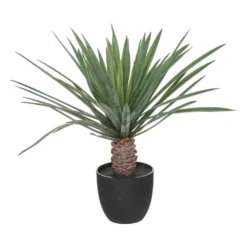 ATMOSPHERA Plante Artificielle Palmier En Pot H 52 Cm