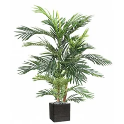 Joli Palmier Areca Artificiel En Pot Multitroncs H 180 Cm Vert - Choisissez Votr