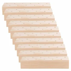 10 Supports En Bois Pour Fleurs Séchées 21 X 4 X 5 Cm