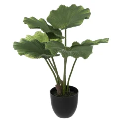 ATMOSPHERA Plante Artificielle Palmier En Pot H 65 Cm