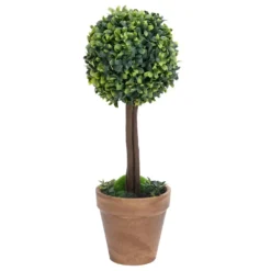 VIDAXL Plantes De Buis Artificiel 2 Pcs Avec Pots Boule Vert 56 Cm 8 VIDAXL Plantes De Buis Artificiel 2 Pcs Avec Pots Boule Vert 56 Cm -Jardalis Soldes Magasin b67dd0be05d228be